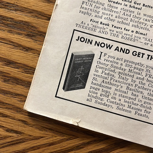 VTG 1961 Columbia Magazine Knights of Columbus
Volume XLI, July 1961 - Ephemera - Picture 7 of 7